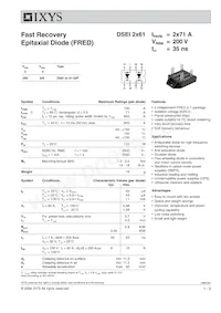 DSEI2X61-10P Cover