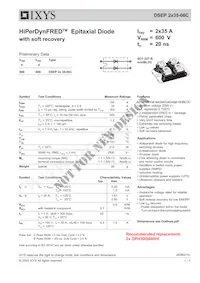 DSEP2X35-06C Datasheet Cover