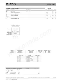 DSP8-12AS-TUB Datasheet Page 3