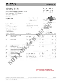 DSSK28-01A Datasheet Cover
