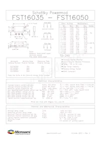 FST16050D Datasheet Cover
