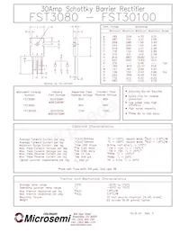 FST30100E3 Datasheet Cover
