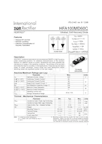HFA100MD60C Datenblatt Cover