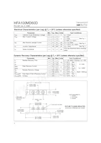HFA100MD60D Datasheet Page 2
