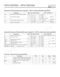 HFA120EA60 Datasheet Page 2