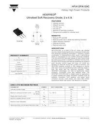 HFA12PA120C Datenblatt Cover