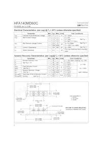 HFA140MD60C Datasheet Page 2