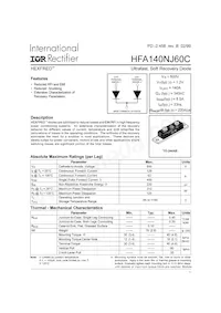 HFA140NJ60C Datasheet Cover