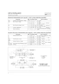 HFA160NJ40C Datasheet Page 2