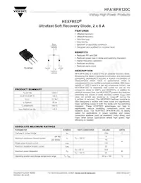 HFA16PA120C Datasheet Cover