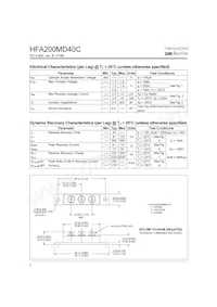 HFA200MD40C Datasheet Pagina 2