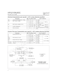 HFA210NJ60C Datasheet Pagina 2