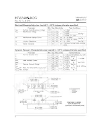 HFA240NJ40C Datasheet Page 2