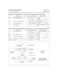 HFA280NJ60C Datasheet Page 2