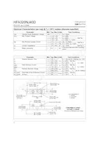 HFA320NJ40D Datasheet Pagina 2