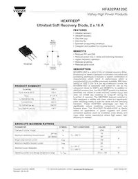 HFA32PA120C Datasheet Cover