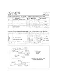 HFA60MB60C Datasheet Page 2