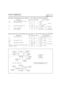 HFA75MB40C Datasheet Pagina 2
