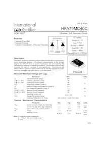 HFA75MC40C Datasheet Copertura