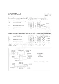 HFA75MC40C Datasheet Page 2