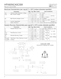 HFA80NC40CSM Datenblatt Seite 2