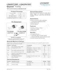 LQA20T150C Datasheet Cover