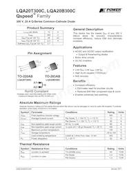 LQA20T300C Datasheet Cover