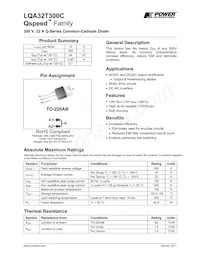 LQA32T300C數據表 封面