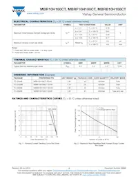 M10H100CTHE3_A/P Datasheet Page 2
