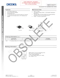 MBR10150CTP Datasheet Cover