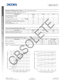 MBR10150CTP Datasheet Page 2