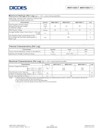 MBR1060CT-I Datasheet Pagina 2