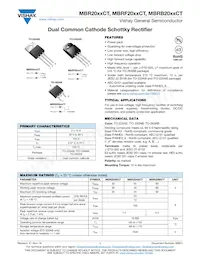 MBR20H35CT-E3/45 Datasheet Cover