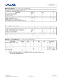 MBR230S1F-7 Datasheet Pagina 2