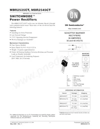MBR2545CT Datasheet Cover