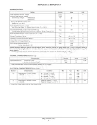 MBR2545CT Datasheet Page 2