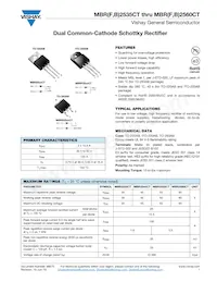 MBR2550CTHE3/45 Datasheet Cover