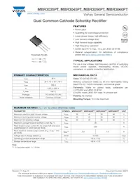 MBR30H35PT-E3/45 Datasheet Cover