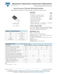 MBR40H60CT-E3/45 Datasheet Copertura
