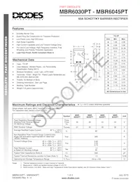 MBR6040PT Datasheet Cover