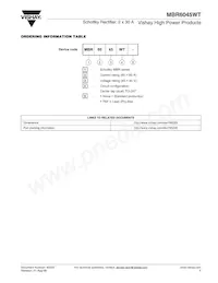 MBR6045WT Datasheet Page 5