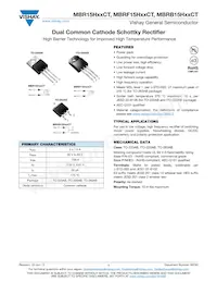 MBRB15H60CTHE3/45 Datasheet Cover