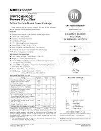 MBRB2060CT Datenblatt Cover