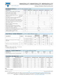 MBRB20H60CTHE3/45 Datasheet Page 2