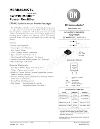MBRB2535CTL Datasheet Cover
