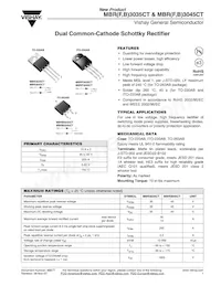 MBRB3045CTTRR Datasheet Cover