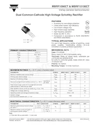 MBRF10100CT-E3/45 Datasheet Cover