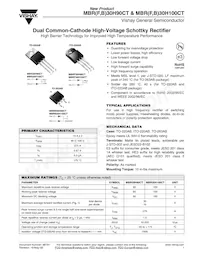 MBRF30H90CT-E3/45 Datasheet Cover