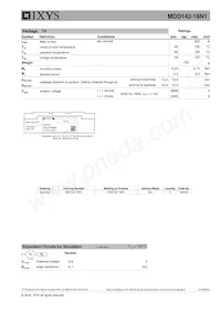MDD142-18N1 Datasheet Page 3