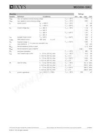 MDD200-16N1 Datasheet Page 2